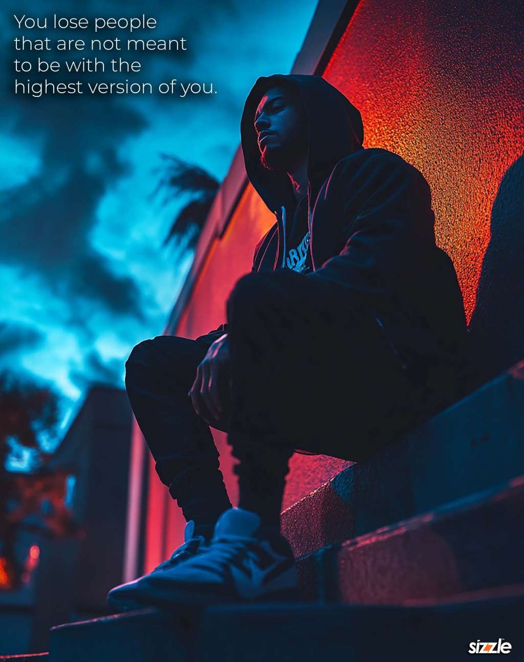 You lose people that are not meant to be with the highest version of&nbsp;you.