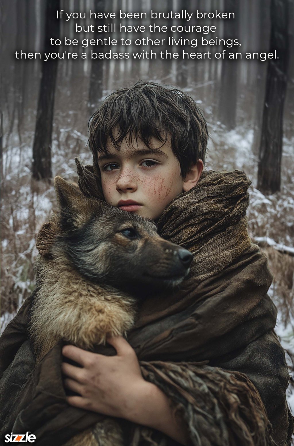 If you have been brutally broken but still have the courage to be gentle to other living beings, then you’re a badass with the heart of an&nbsp;angel.