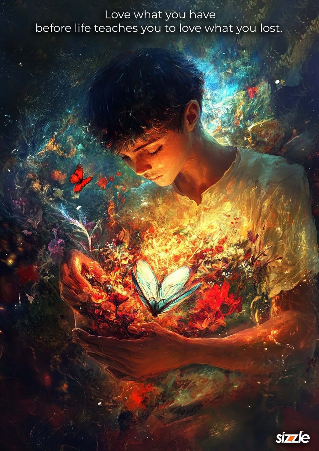 Love what you have before life teaches you to love what you lost. 