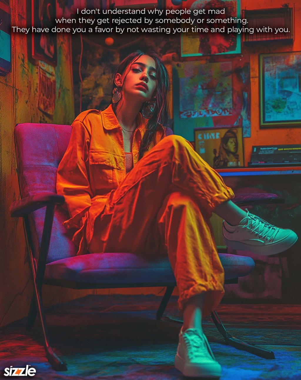 I don’t understand why people get made when they get rejected by somebody or something. They have done you a favor by not wasting your time and playing with&nbsp;you.